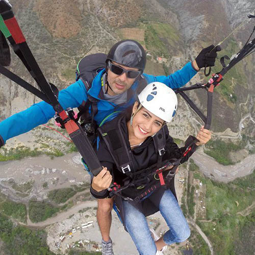 Volando Parapente en Tierra Negra, Mérida