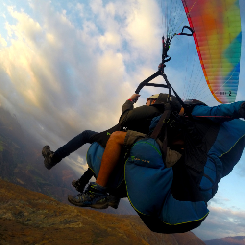 Volando Parapente en Tierra Negra, Mérida
