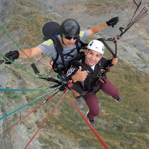 Volando Parapente en Tierra Negra, Mérida