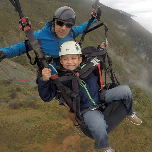 Volando Parapente en Tierra Negra, Mérida