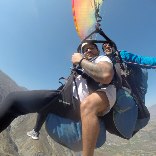 Volando Parapente en Tierra Negra, Mérida