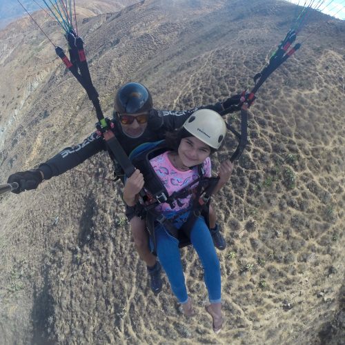 Volando Parapente en Tierra Negra, Mérida