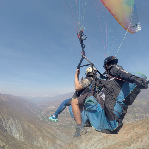 Volando Parapente en Tierra Negra, Mérida