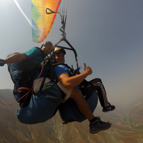 Volando Parapente en Tierra Negra, Mérida