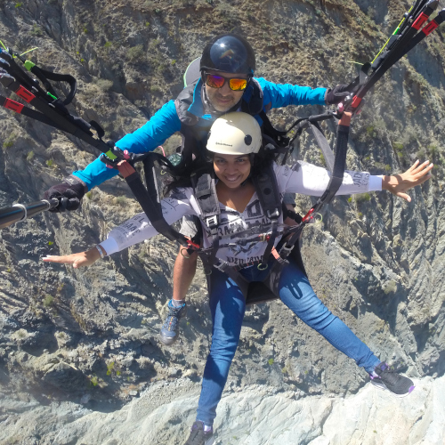 Volando Parapente en Tierra Negra, Mérida